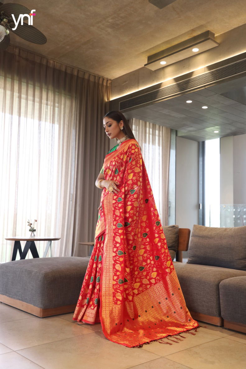 Ynf Netflix Festive Wear Latest Poly Silk Saree Collection